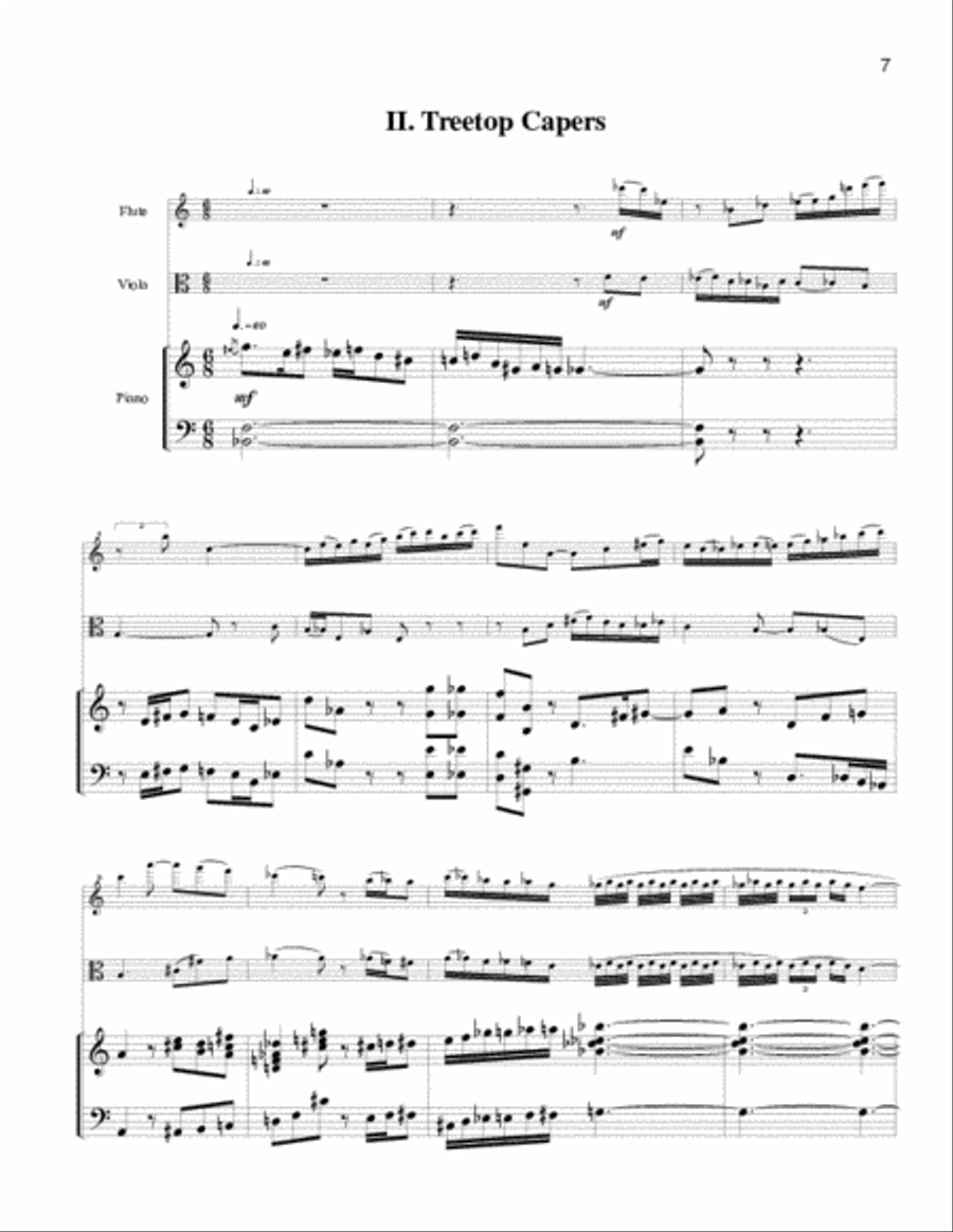 Tennessee Suite Flute scores gallery preview page 3
