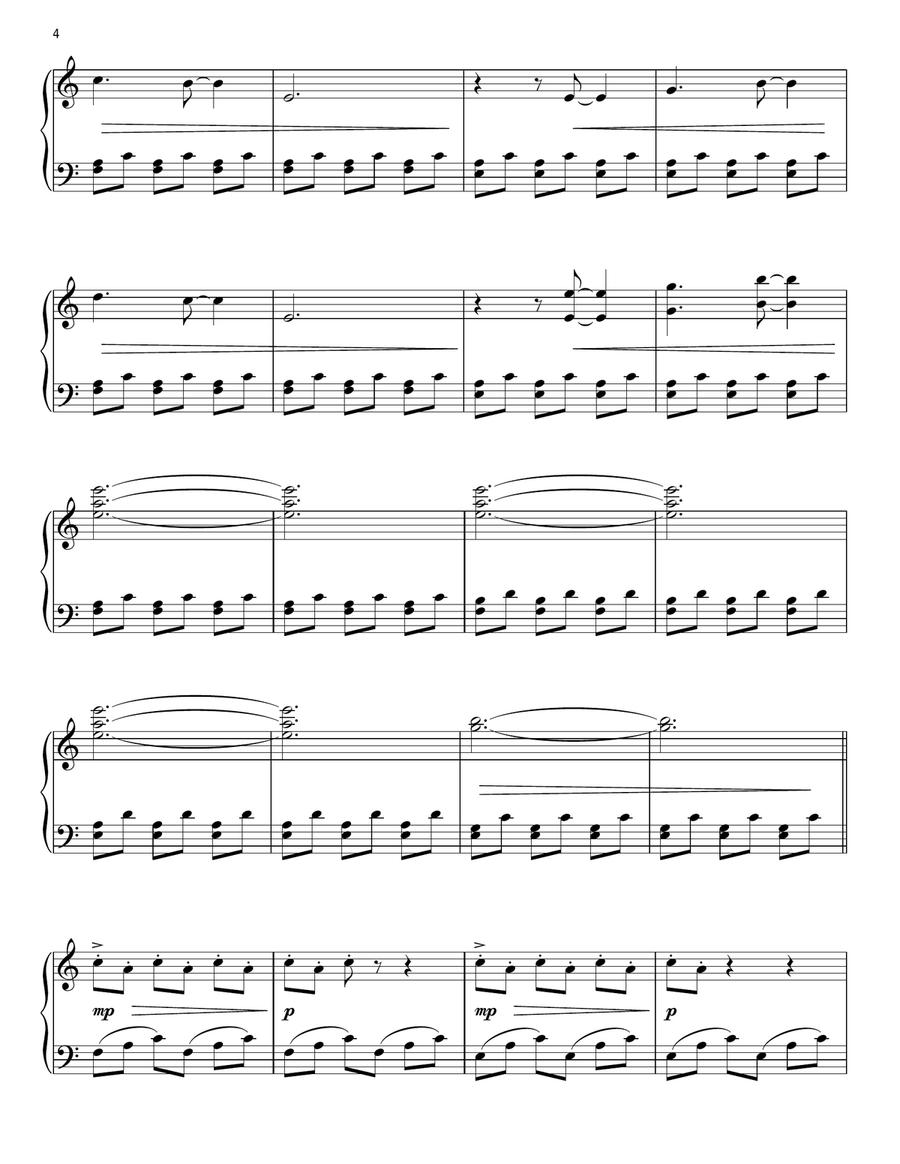 Preparation Piano Solo scores gallery preview page 4