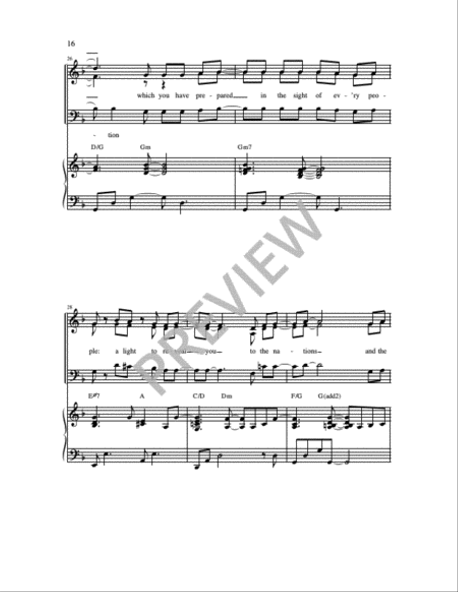 Three Canticles in Gospel Style 4-Part scores gallery preview page 9