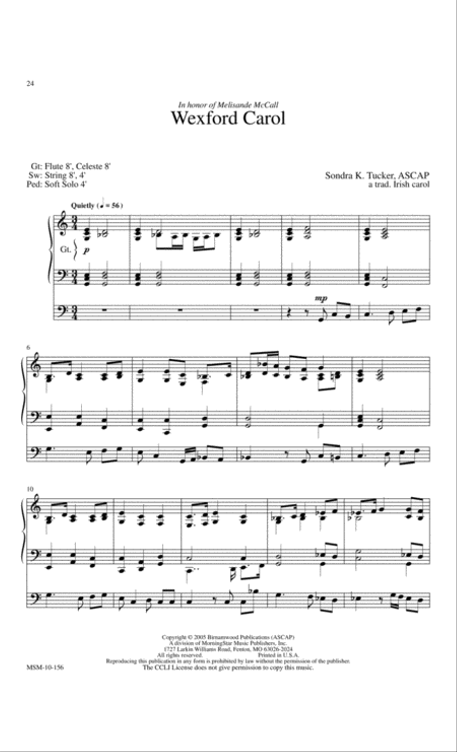 Christmas Around the World Seven Carol Settings Organ scores gallery preview page 9