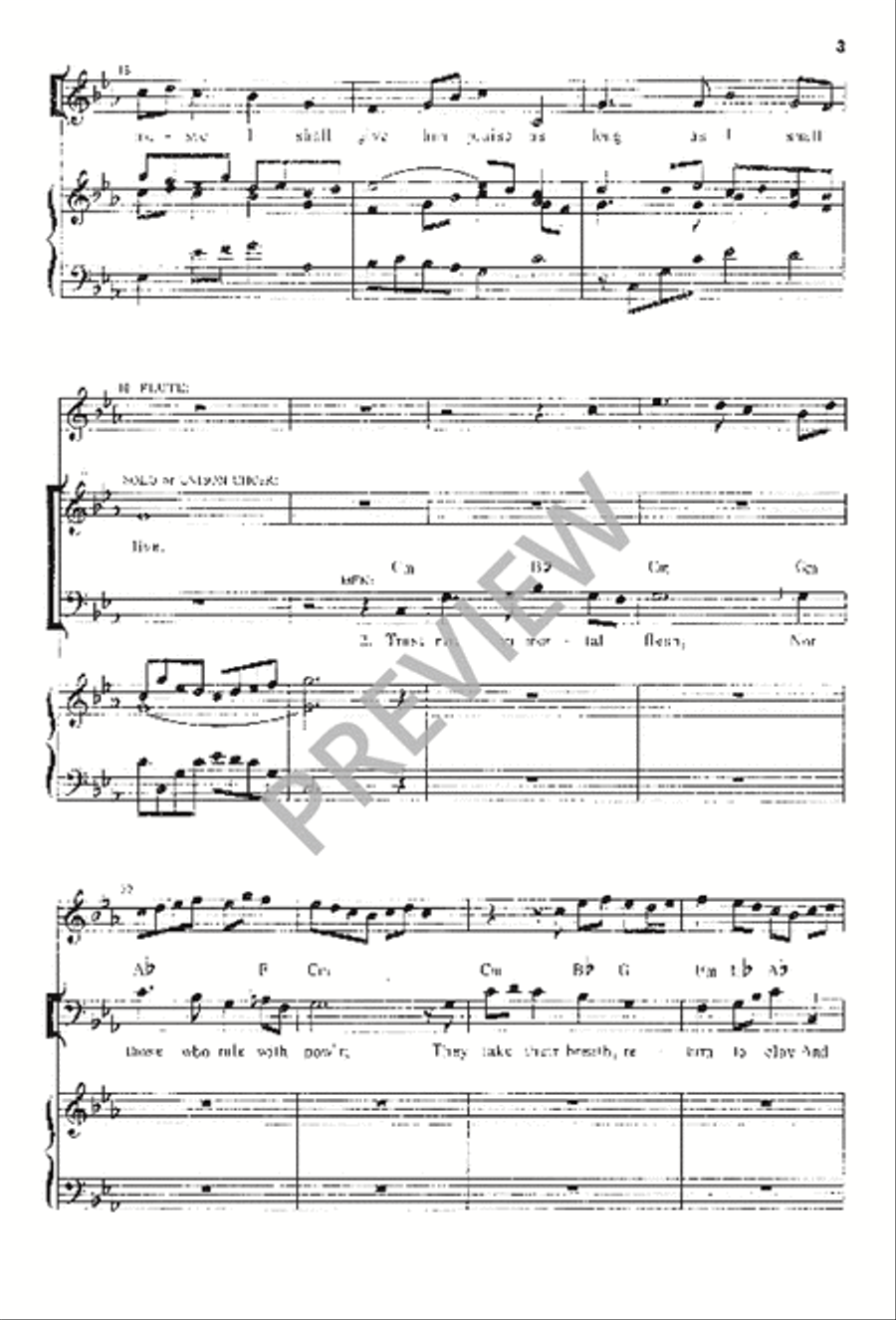 Oh, Praise the Lord, My Soul! 2-Part scores gallery preview page 4
