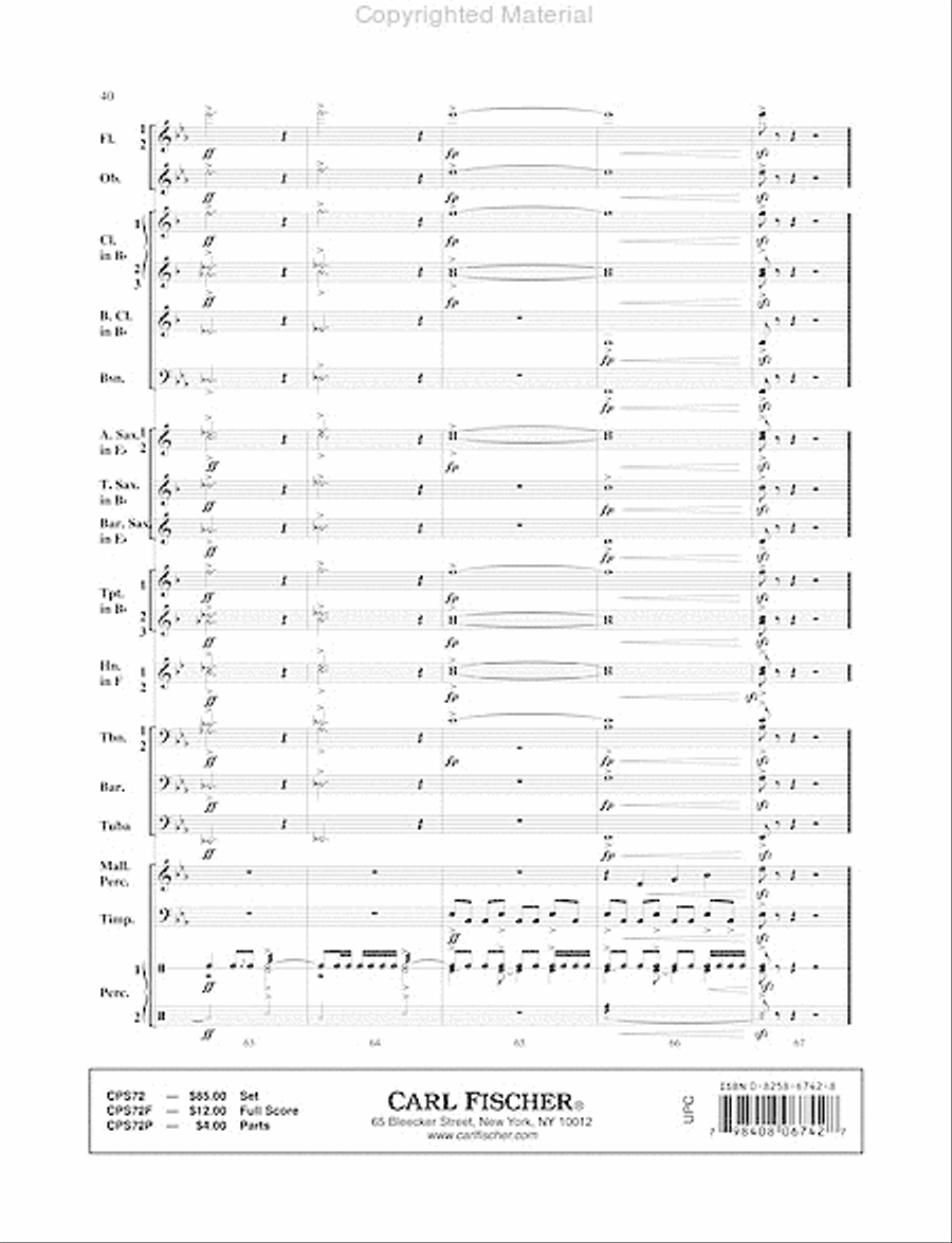 Trilogy Concert Band scores gallery preview page 41
