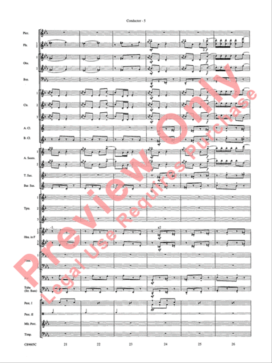 The Symphonic Gershwin The Symphonic Gershwin Concert Band scores gallery preview page 9