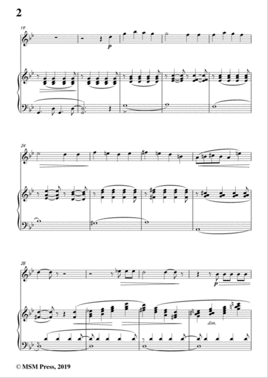 Tosti-L'ultima canzone, for Violin and Piano Violin Solo scores gallery preview page 4