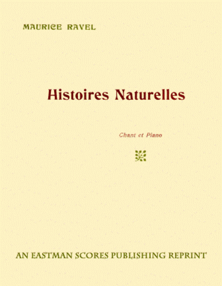 Histoires naturelles / paroles de Jules Renard