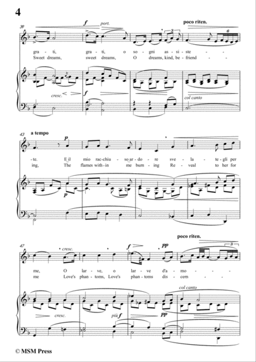 Cesti-Intorno all'idol mio,from 'Orontea',in d minor,for Voice and Piano Voice Solo scores gallery preview page 6