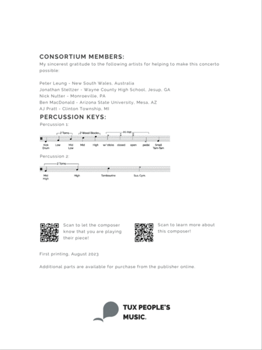 To fly and to fall (Concerto for Tenor Saxophone & Chamber Orchestra) Chamber Orchestra scores gallery preview page 4