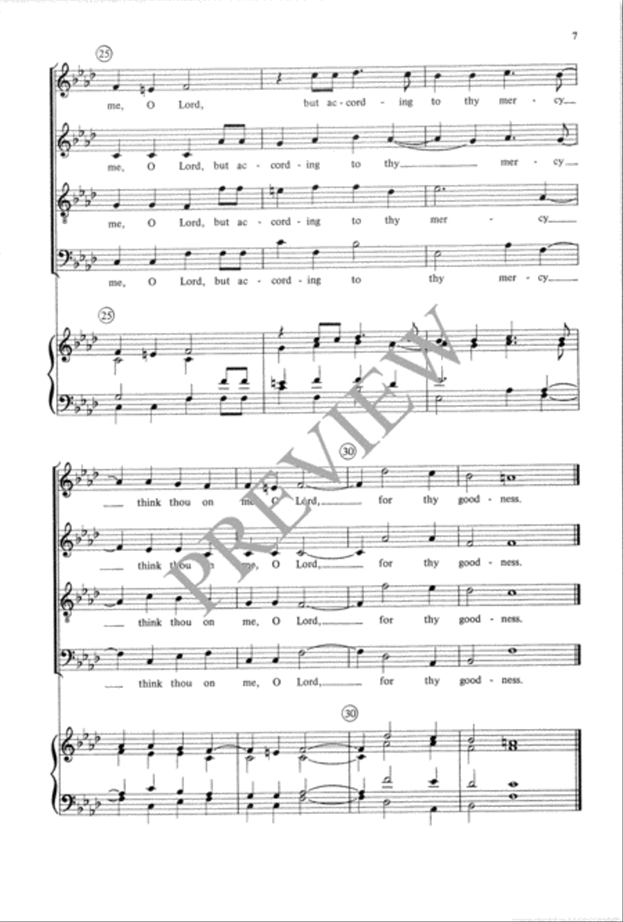 Call to Remembrance 4-Part scores gallery preview page 8