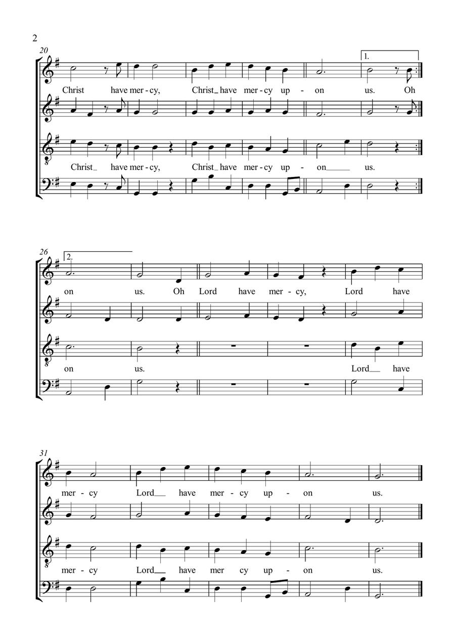 Don Bosco Mass Don Bosco Mass 4-Part scores gallery preview page 2