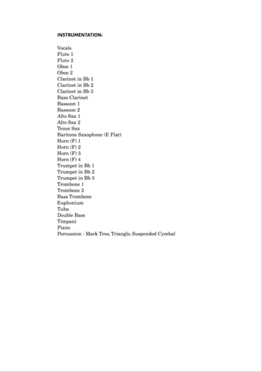 The Light In The Piazza Concert Band scores gallery preview page 2