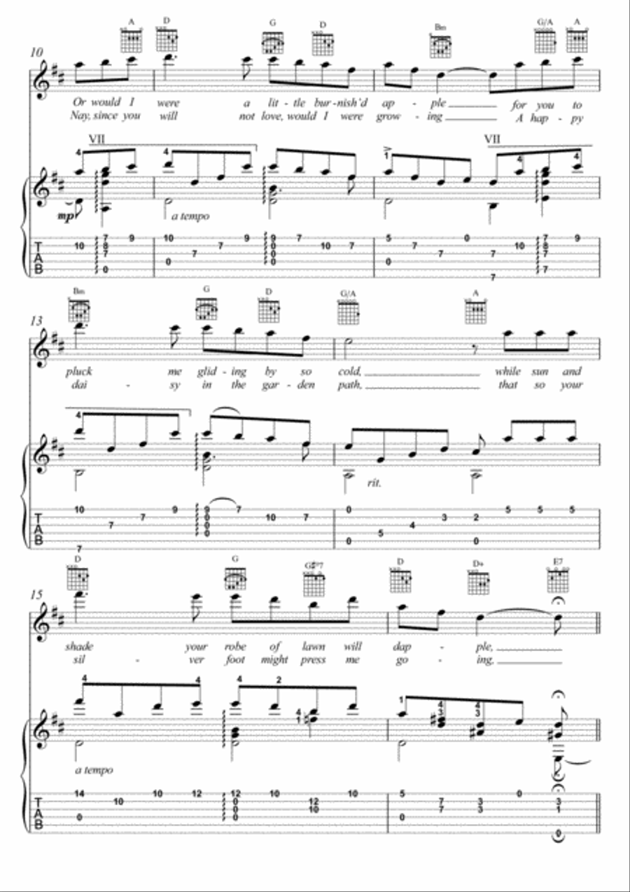 Londonderry Air Flute guitar duet Flute scores gallery preview page 2