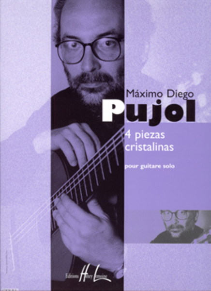 Piezas Cristalinas (4) by Maximo Diego Pujol Acoustic Guitar - Sheet Music