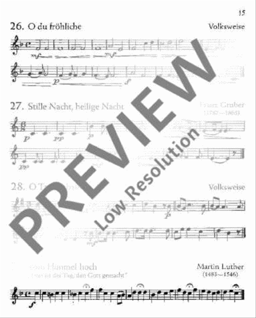 Für Feiern und Feste Für Feiern und Feste Clarinet scores gallery preview page 16