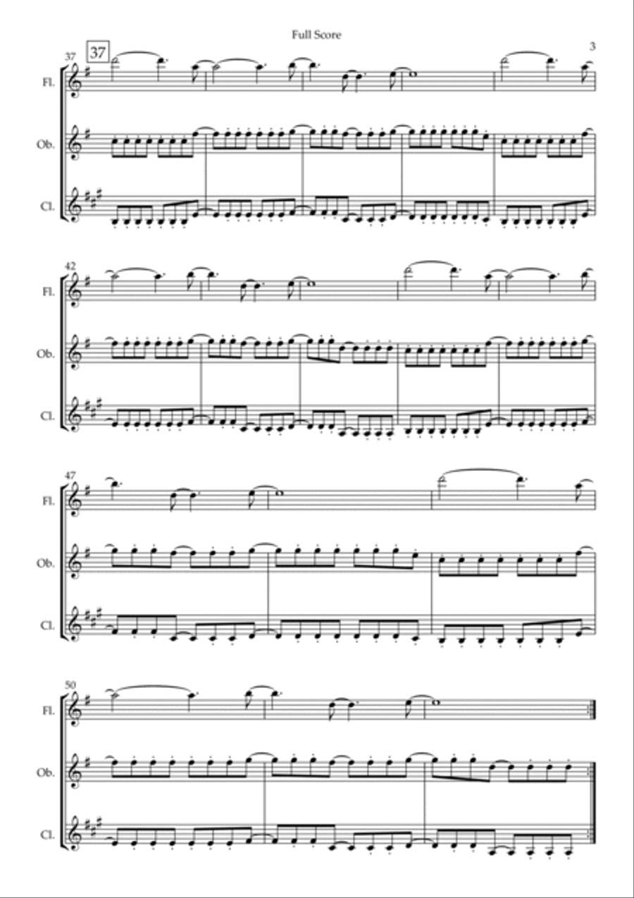 Clarity Woodwind Trio scores gallery preview page 3
