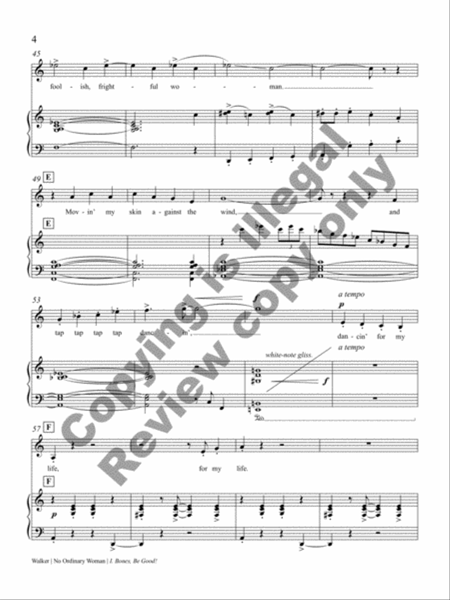 No Ordinary Woman! No Ordinary Woman! Soprano Voice scores gallery preview page 26