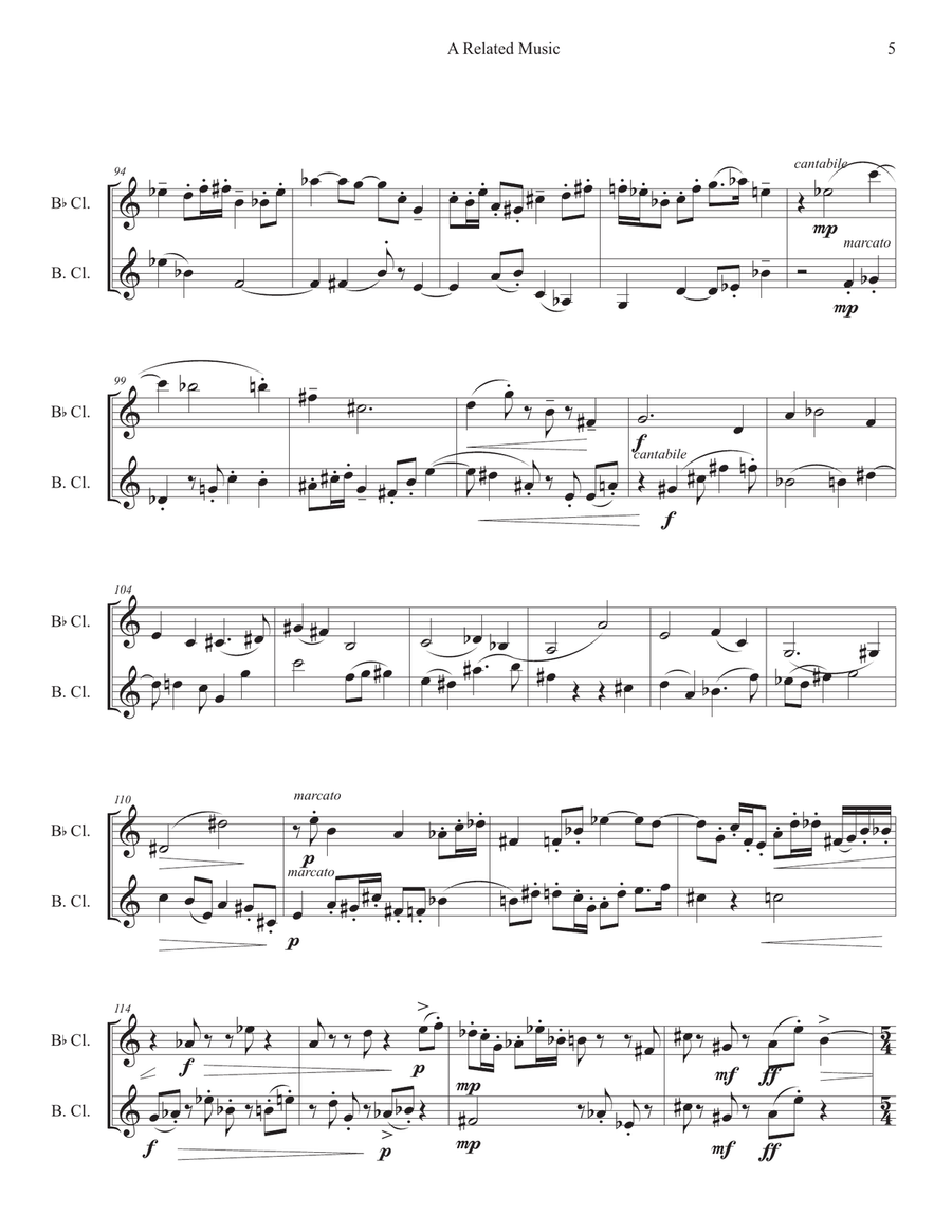 A Related Music A Related Music Woodwind Duet scores gallery preview page 6