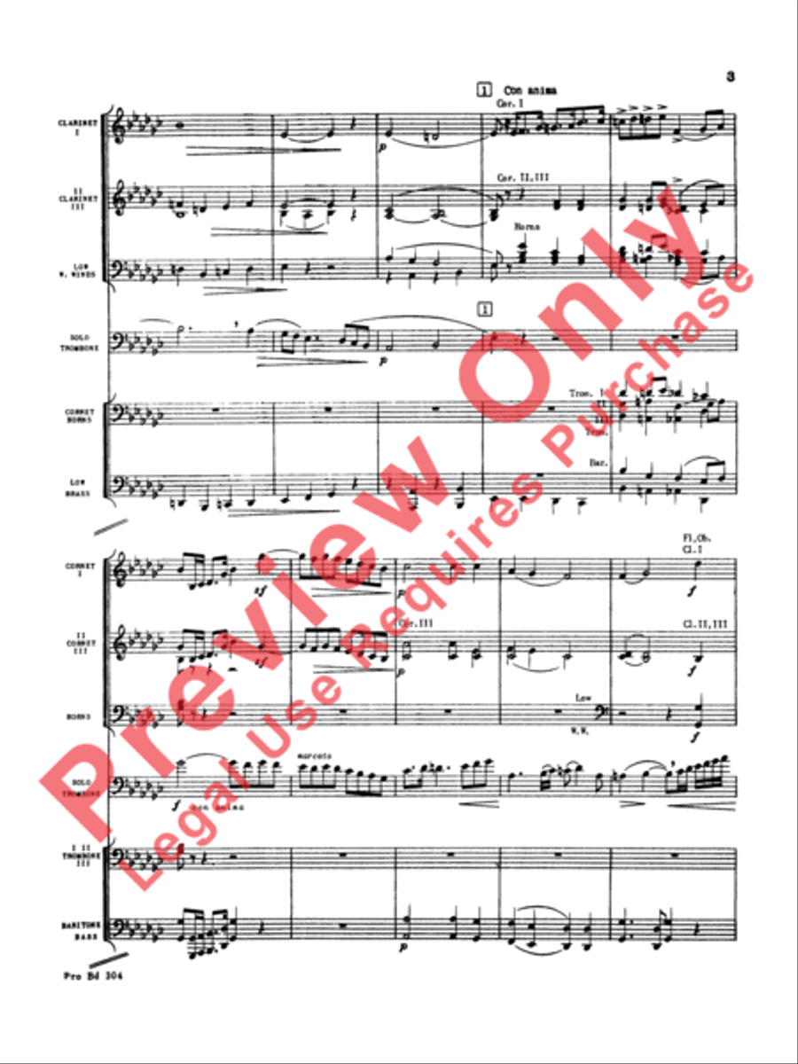 Morceau Symphonique Morceau Symphonique Concert Band scores gallery preview page 4