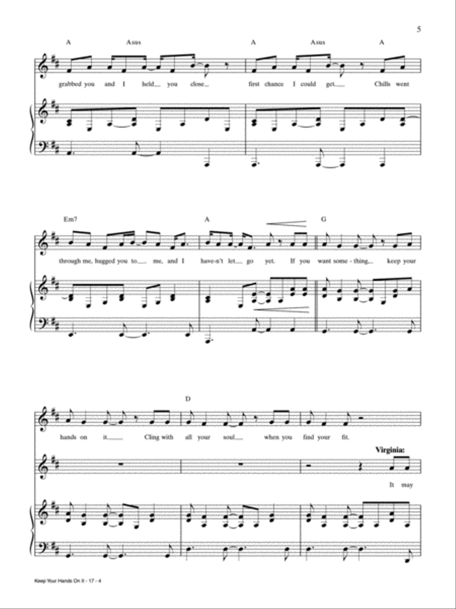 Keep Your Hands on It Keep Your Hands on It Piano, Vocal, Guitar scores gallery preview page 4