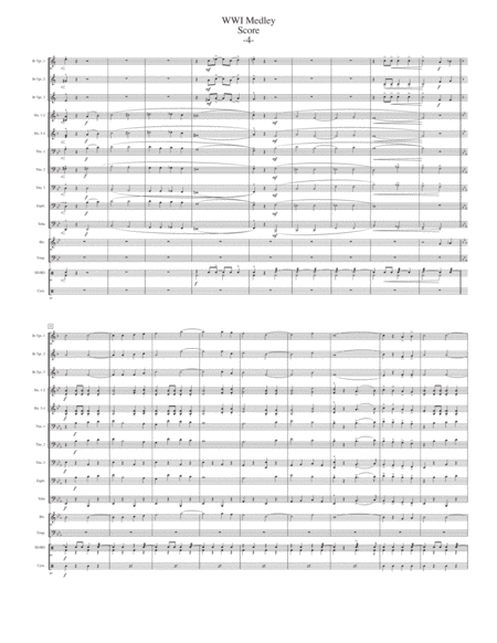 WWI Medley for Brass Ensemble image number null