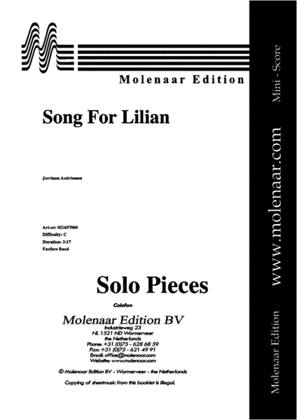 Song for Lilian