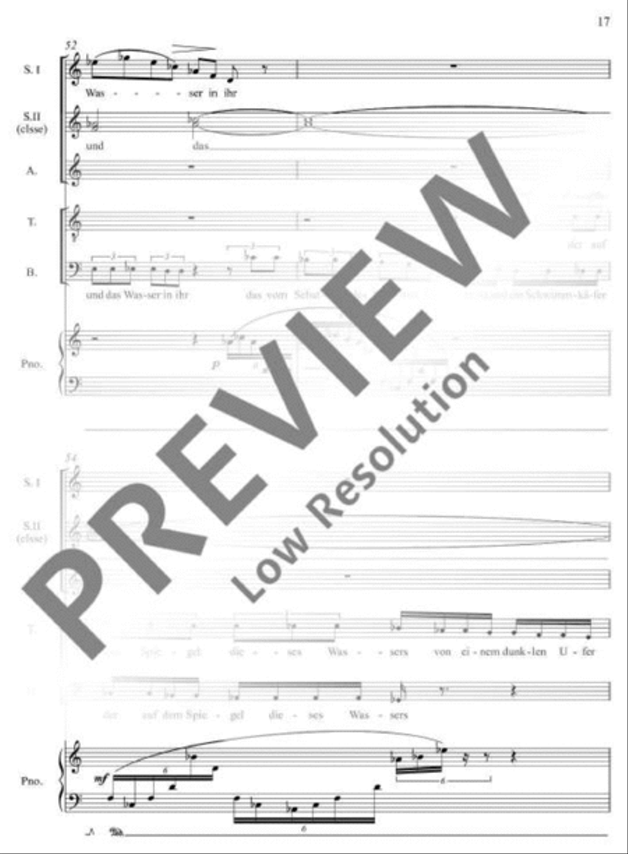 Sonderbare Bezauberung 4-Part scores gallery preview page 18