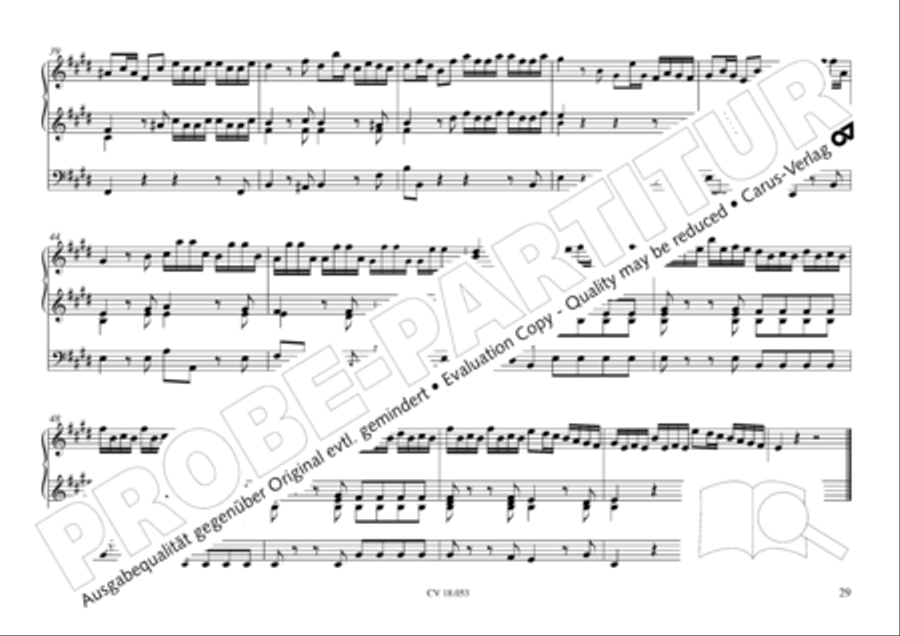 Das Husumer Orgelbuch von 1758 Organ Solo scores gallery preview page 30