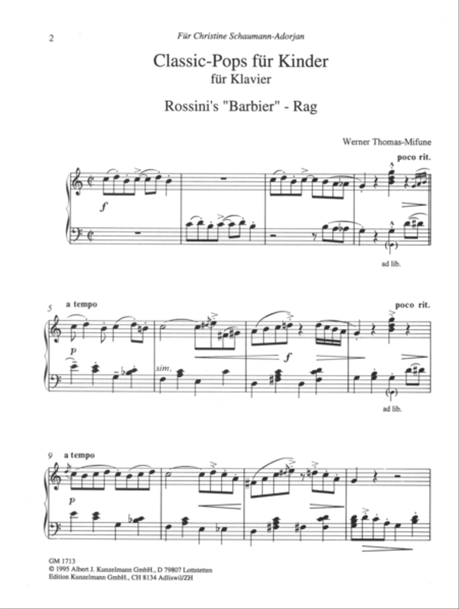 Classic pops for piano Classic pops for piano Piano Solo scores gallery preview page 2