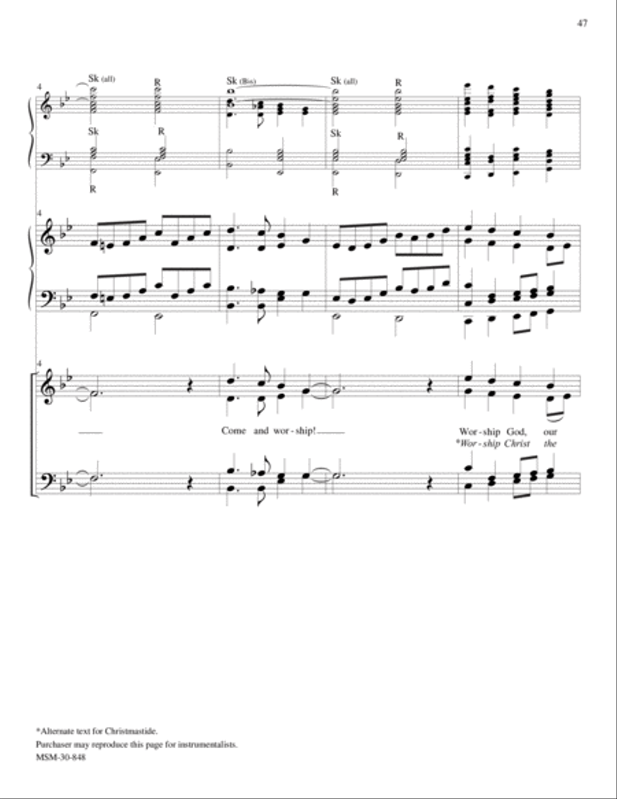 REGENT SQUARE from Let Praises Ring, V3 5-Octaves scores gallery preview page 2