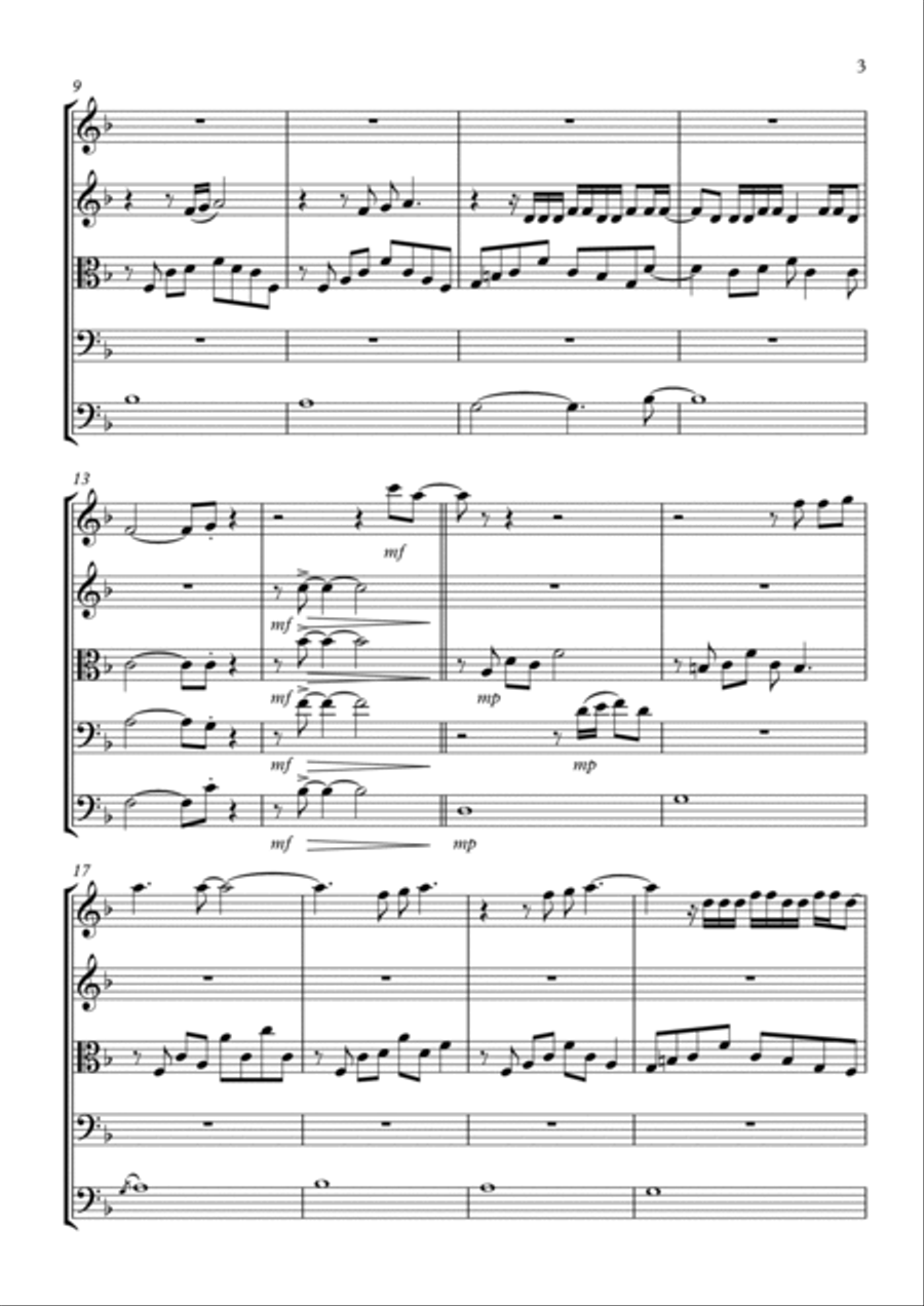 Love And Affection Love And Affection String Orchestra scores gallery preview page 3