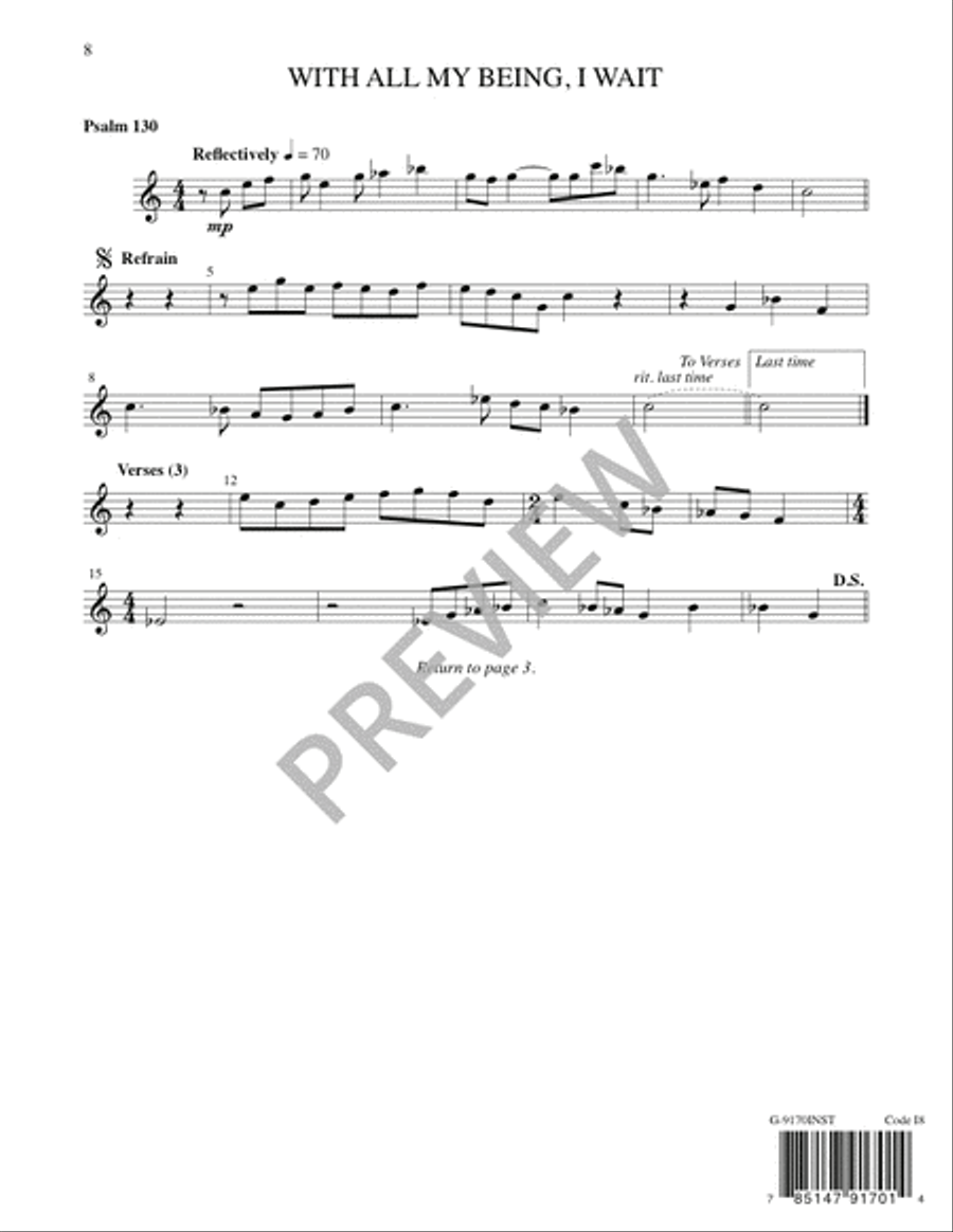 Holden Evening Prayer - Instrument edition 3-Octaves scores gallery preview page 9