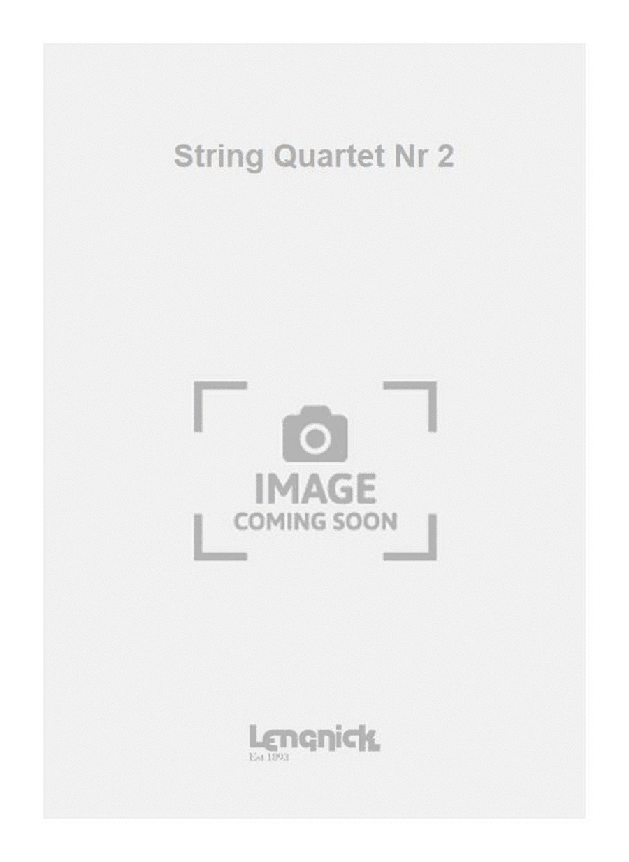 String Quartet Nr 2 String Quartet scores gallery preview page 1