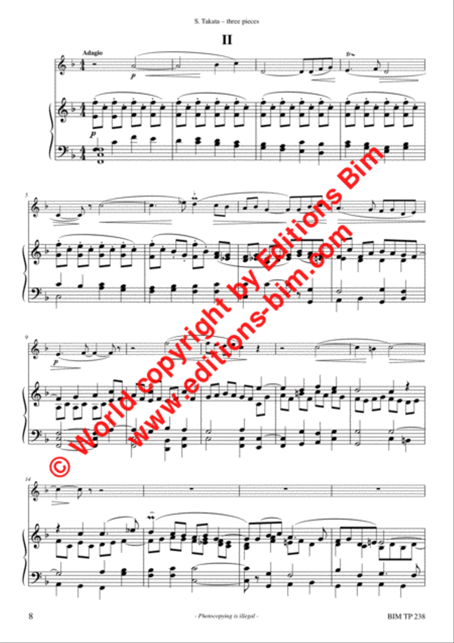 3 Pieces Cornet scores gallery preview page 5