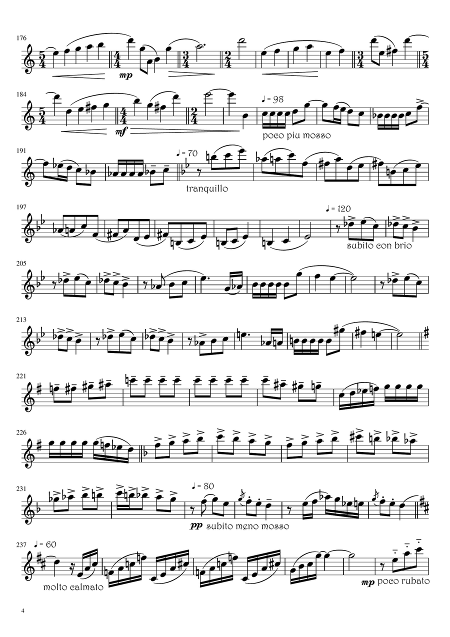 An American in Paris Sax Alto Saxophone scores gallery preview page 4