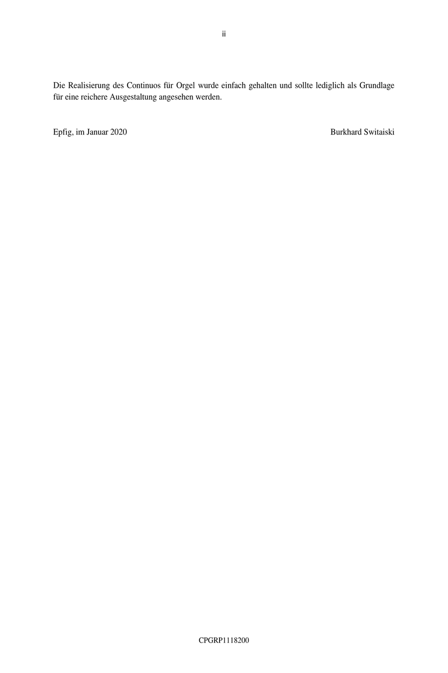 Graupner Christoph Cantata Mein Hertz erquicket sich allein GWV 1118/12b Small Ensemble scores gallery preview page 4