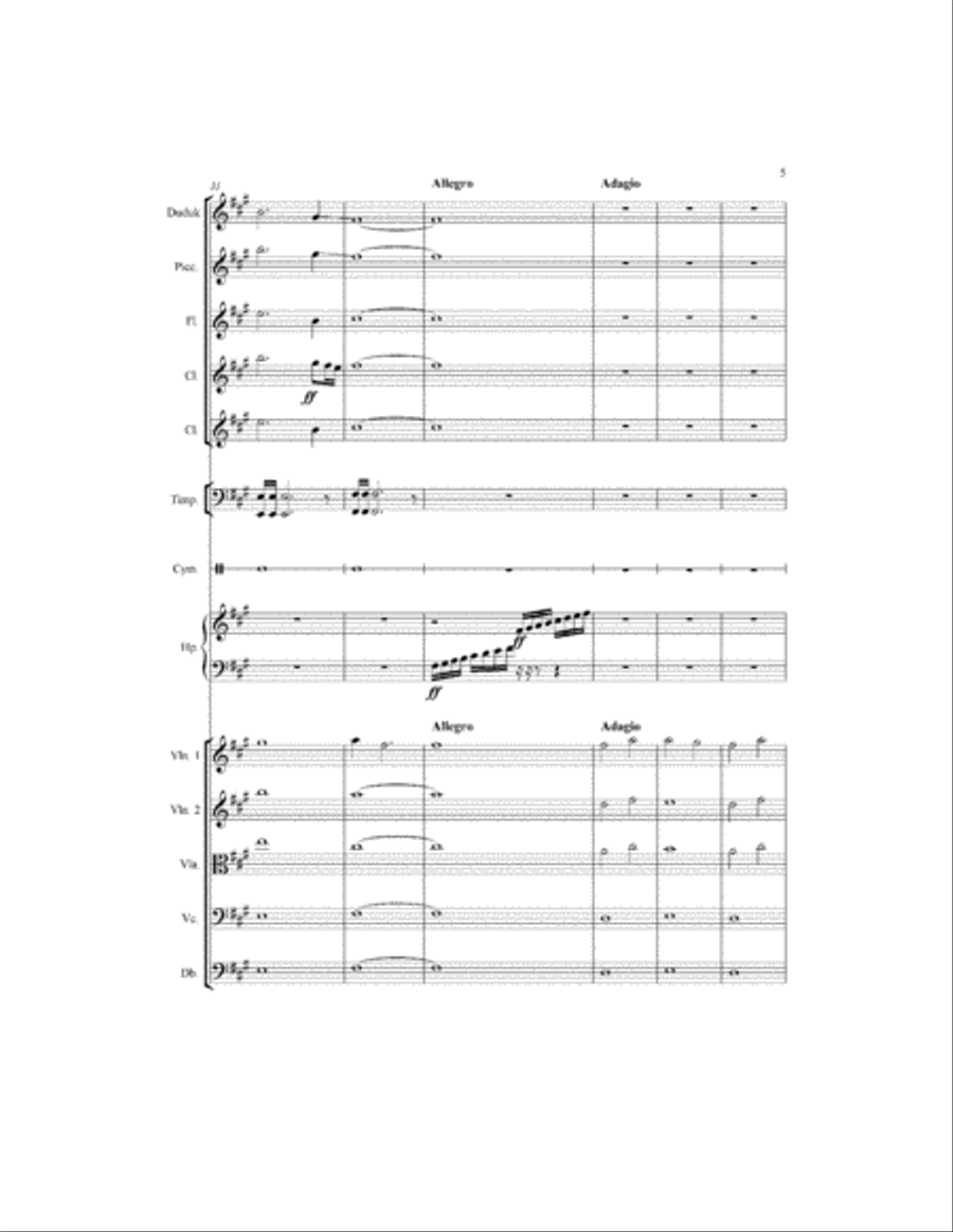 HEART BROLEN CHINESE GIRL Large Ensemble scores gallery preview page 5