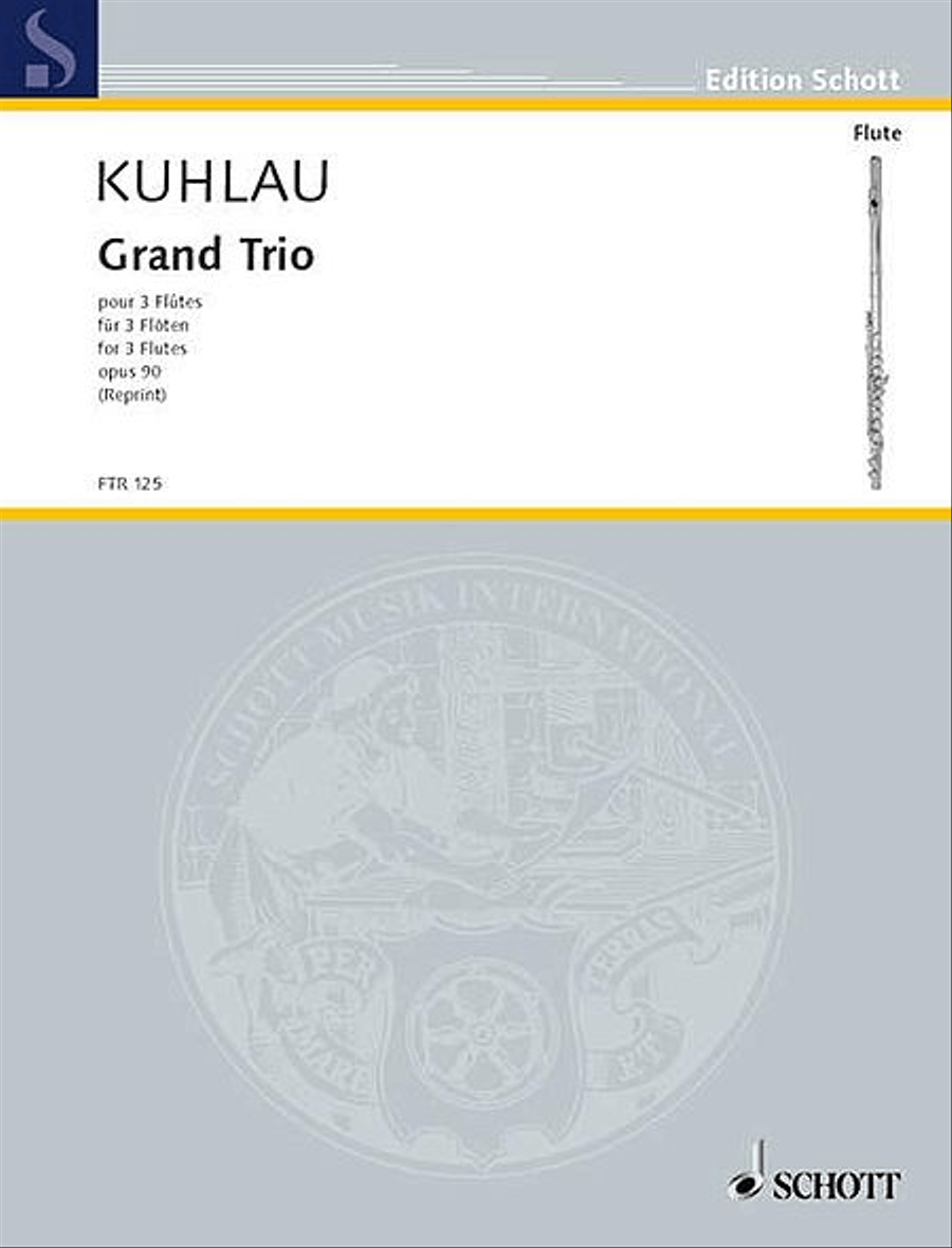 Grand Trio, Op. 90 Grand Trio, Op. 90 Flute scores gallery preview page 1