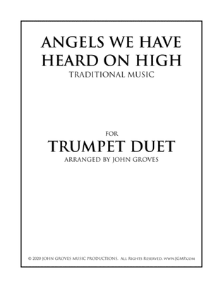 Book cover for Angels We Have Heard On High - Trumpet Duet