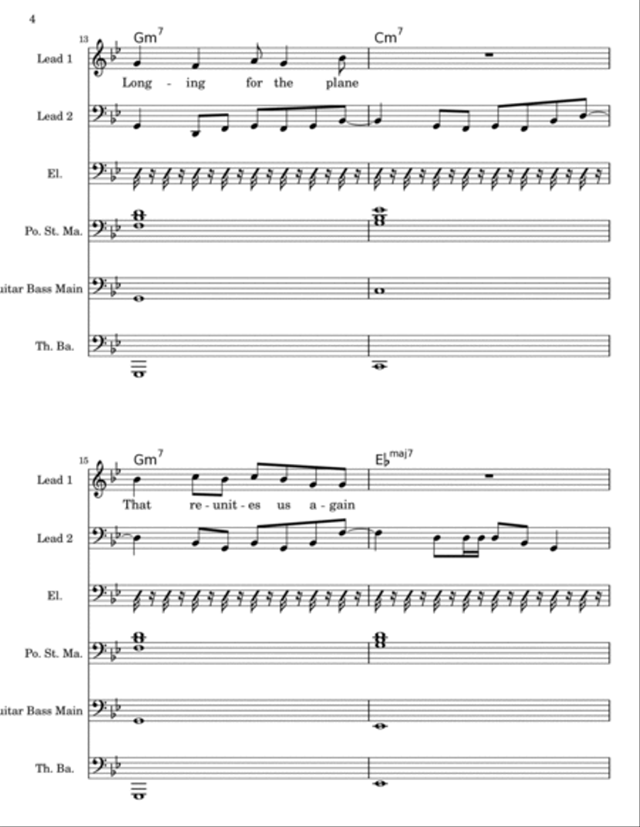 Living The Dream Voice scores gallery preview page 4