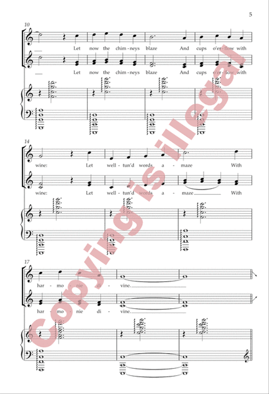 Winter Lullabies (Choral Score) SA scores gallery preview page 6