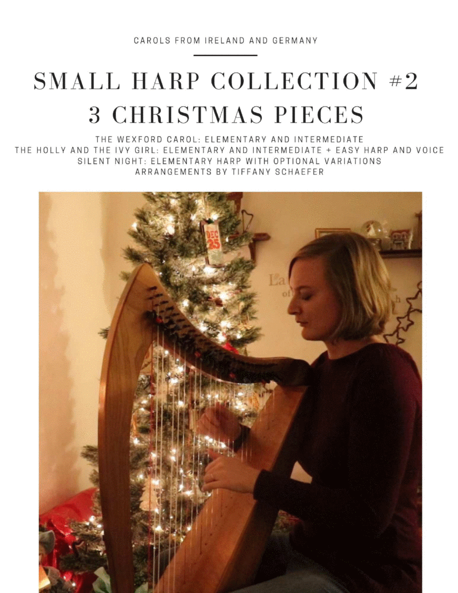 Small Harp Collection #2: Three Christmas Arrangements Harp scores gallery preview page 1