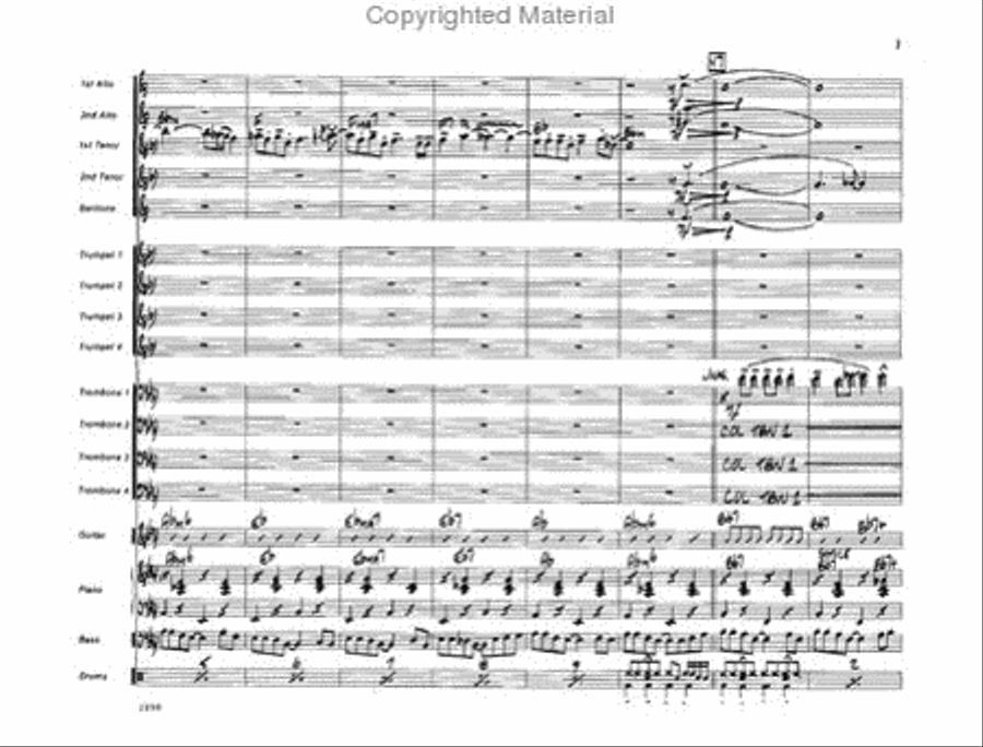 I Love the Nightlife Jazz Ensemble scores gallery preview page 7