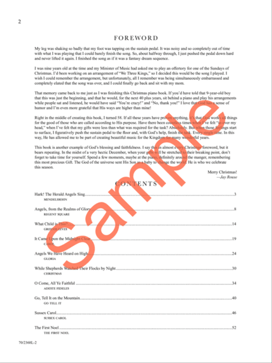 Glad Tidings of Great Joy Piano Solo scores gallery preview page 3