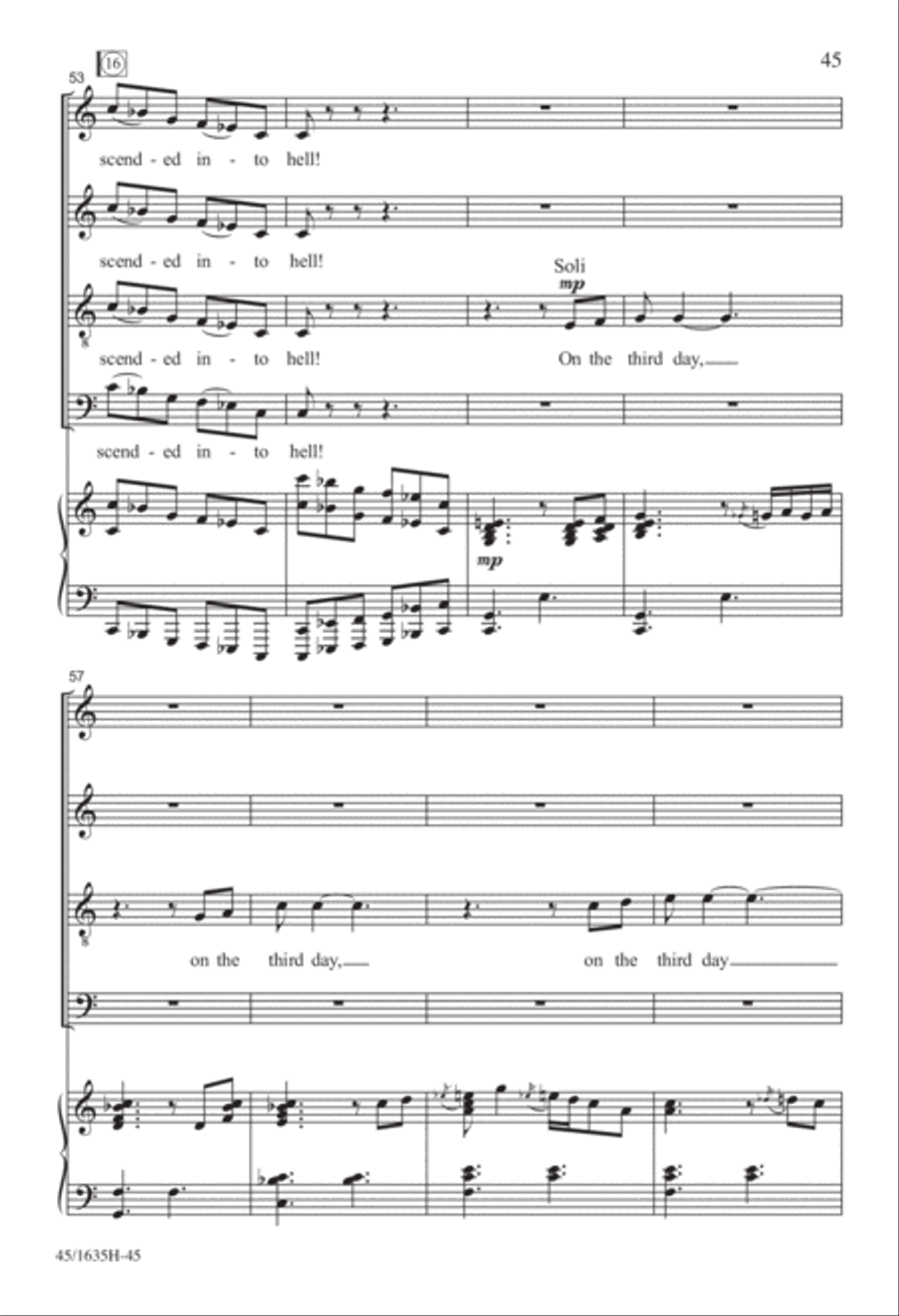 Mass: A Celebration of Love and Joy 4-Part scores gallery preview page 25