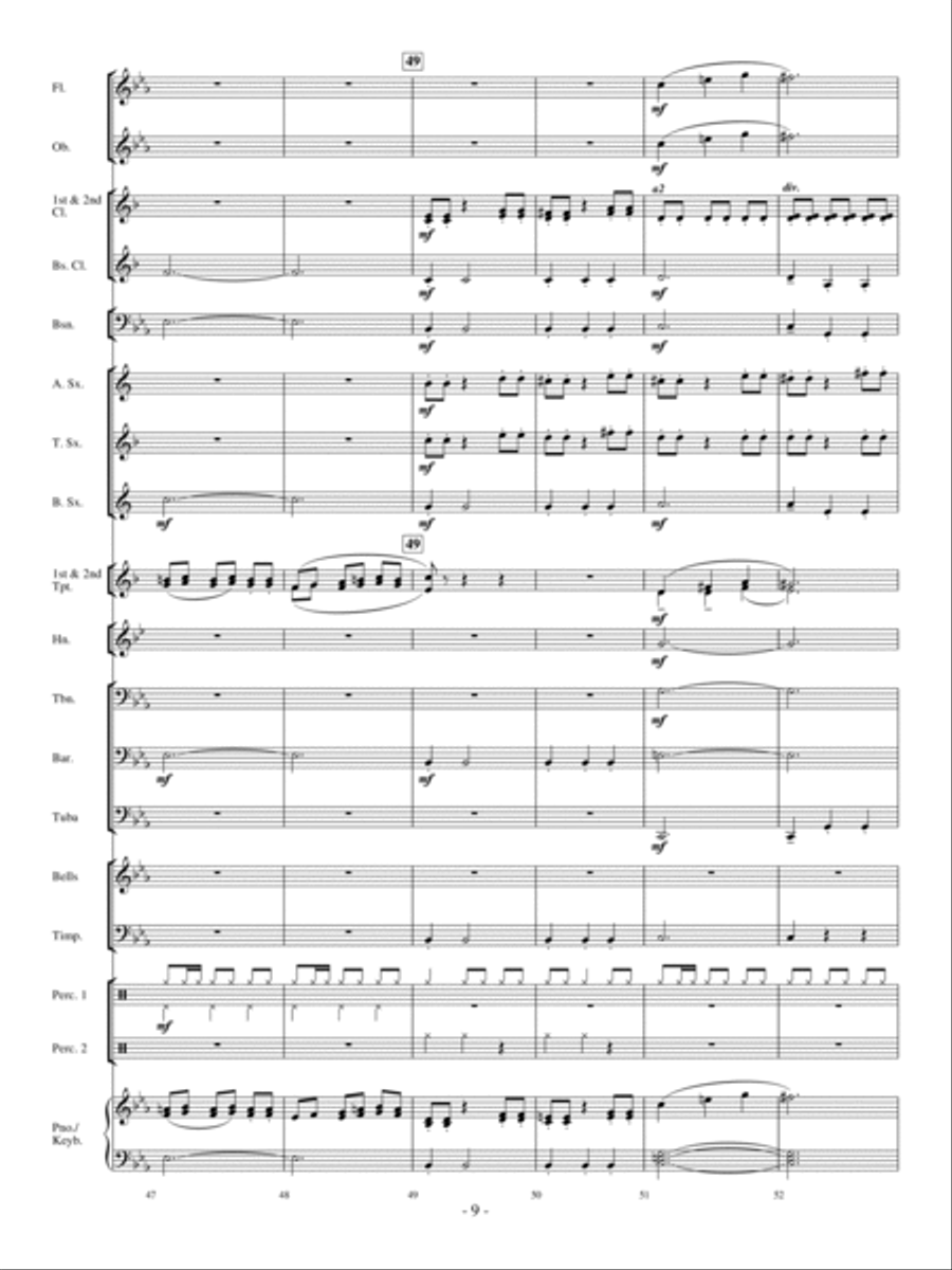 Wonders of the Universe Concert Band - Sheet Music page 8