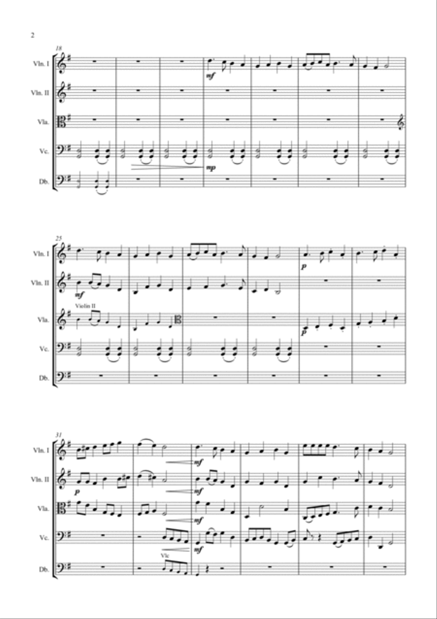 Deck the Halls Deck the Halls Chamber Music scores gallery preview page 2