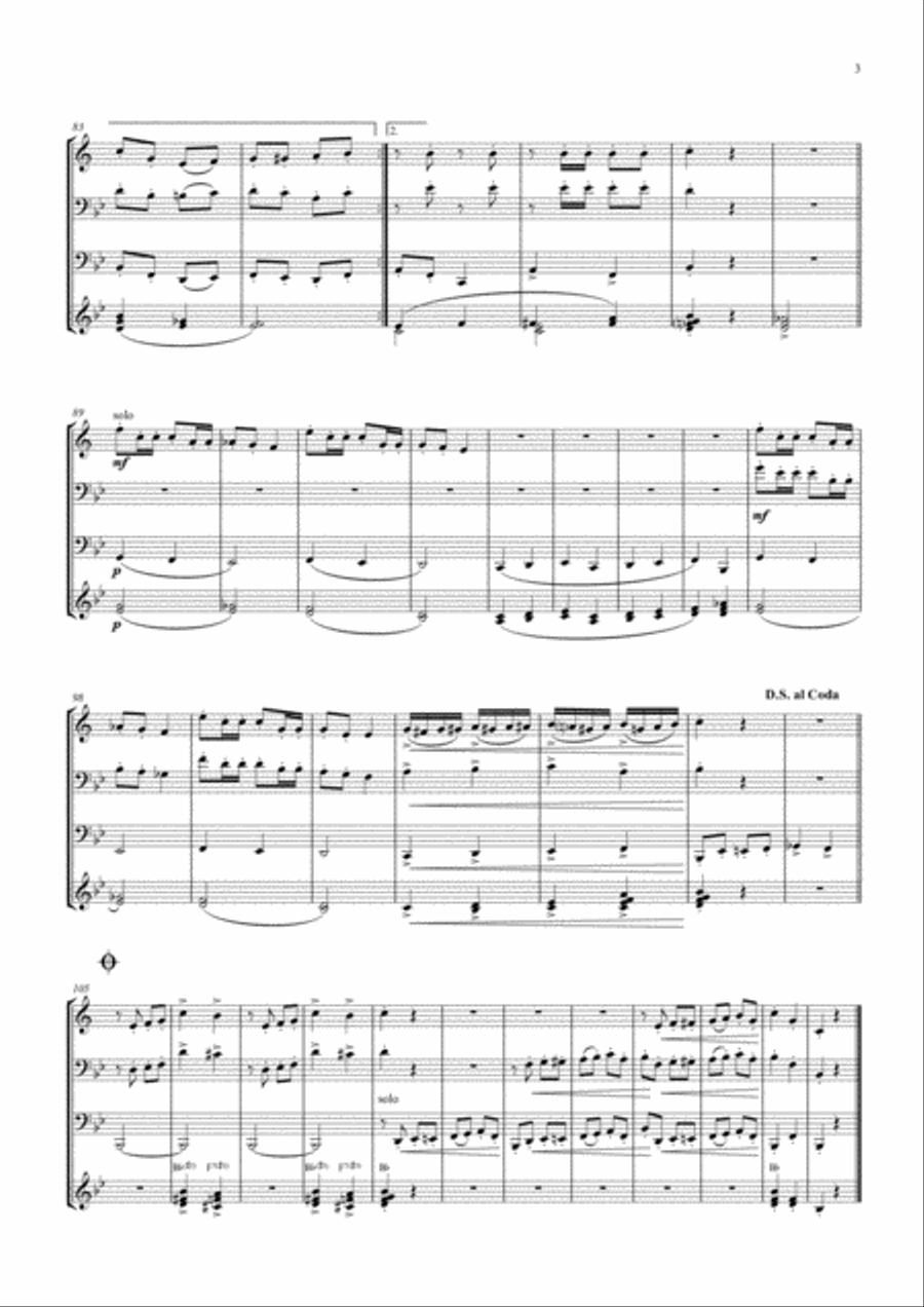 Tuba Galopp - Fast Polka - Oktober Fest - German Band Euphonium scores gallery preview page 3
