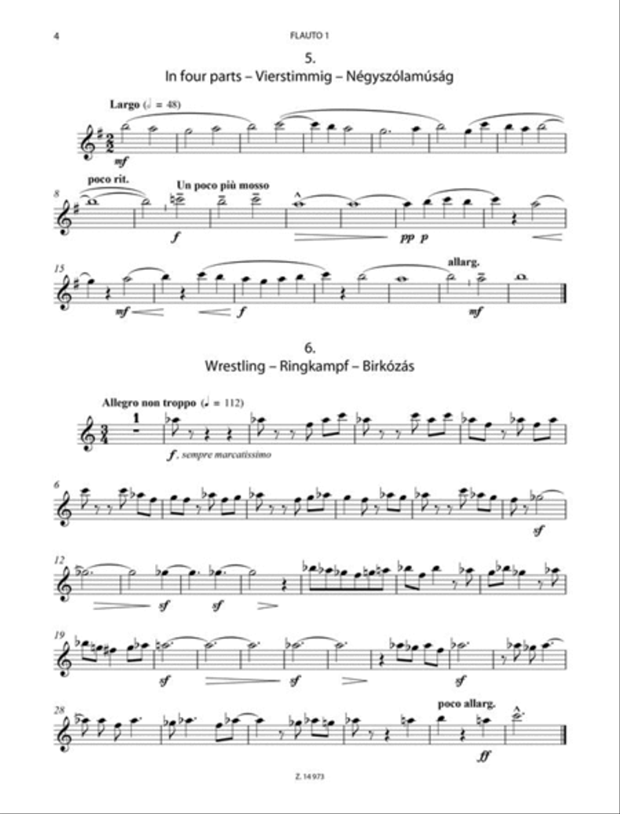 Quartets for flute