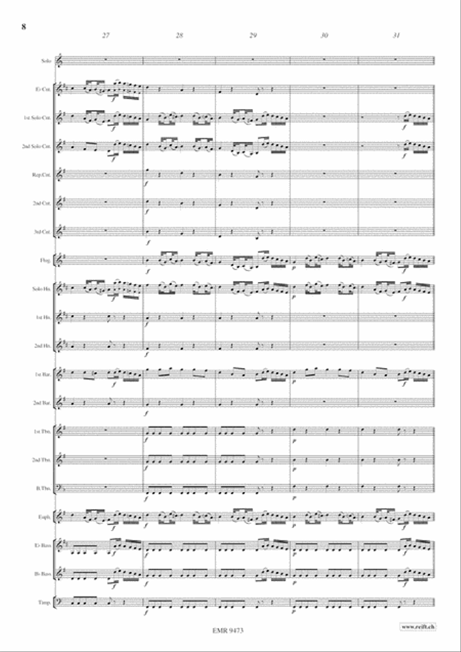 Sinfonia Pastorella Brass Band scores gallery preview page 9