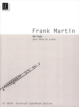 Book cover for Martin - Ballade Flute/Piano