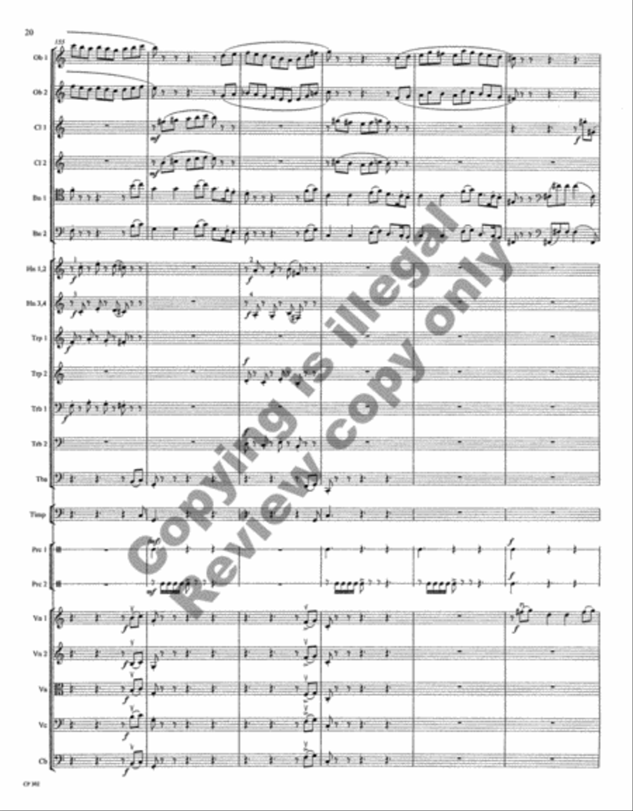 Symphony No. 1 Full Orchestra scores gallery preview page 124